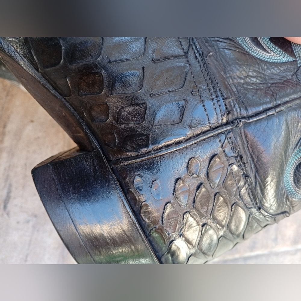 Pre Ban Anteater Cowboy Boots - Picture 4 of 16